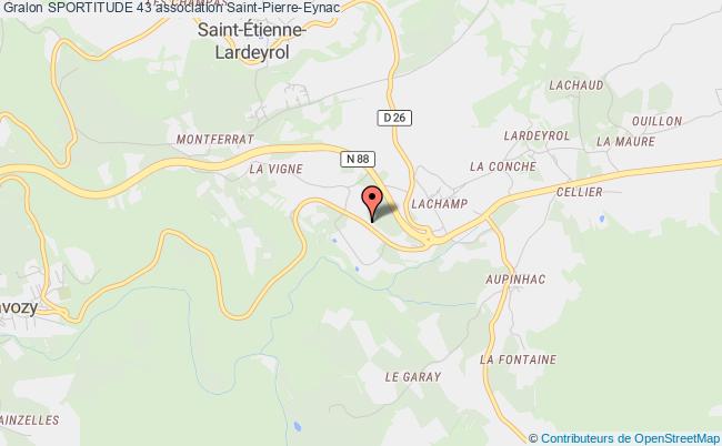plan association Sportitude 43 Saint-Pierre-Eynac