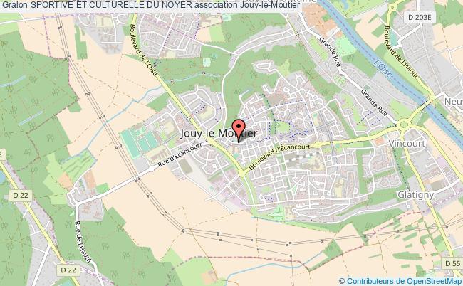 plan association Sportive Et Culturelle Du Noyer Jouy-le-Moutier