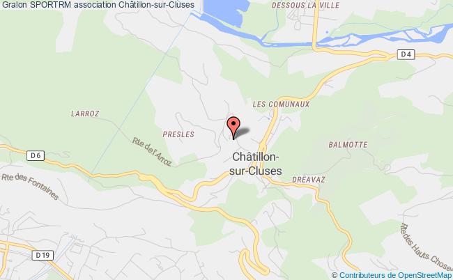 plan association Sportrm Châtillon-sur-Cluses