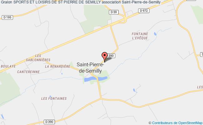 plan association Sports Et Loisirs De St Pierre De Semilly Saint-Pierre-de-Semilly