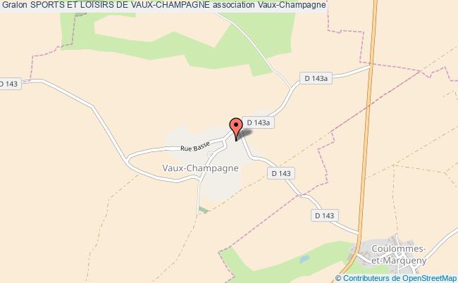 plan association Sports Et Loisirs De Vaux-champagne Vaux-Champagne