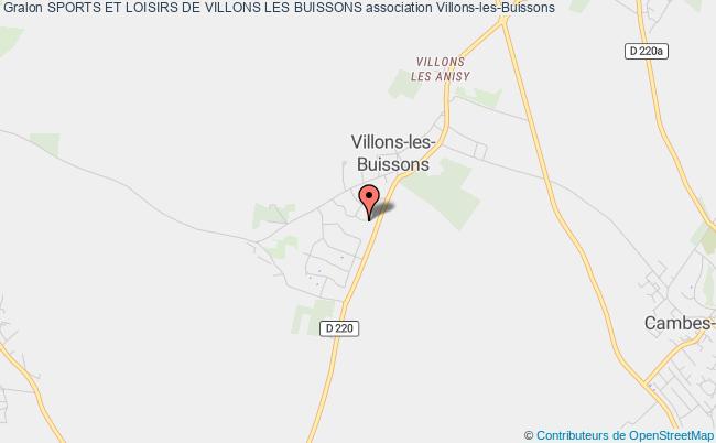 plan association Sports Et Loisirs De Villons Les Buissons Villons-les-Buissons