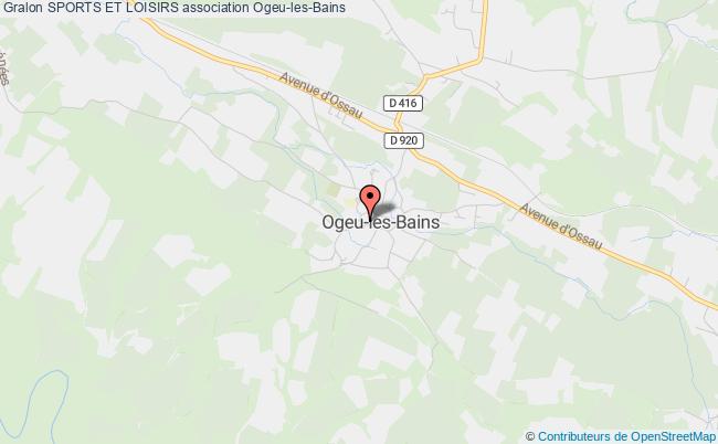plan association Sports Et Loisirs Ogeu-les-Bains