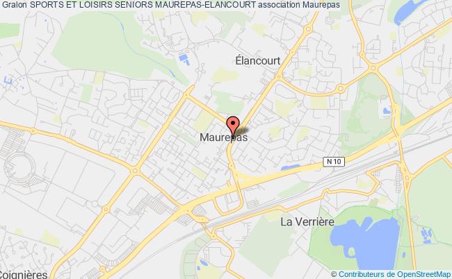 plan association Sports Et Loisirs Seniors Maurepas-elancourt Maurepas