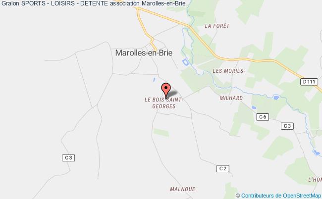 plan association Sports - Loisirs - Detente Marolles-en-Brie