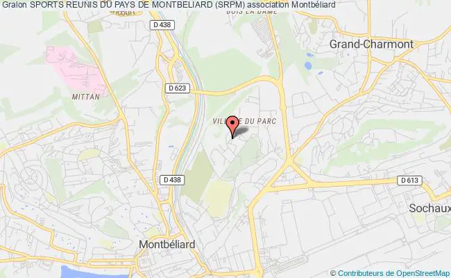 plan association Sports Reunis Du Pays De Montbeliard (srpm) Montbéliard