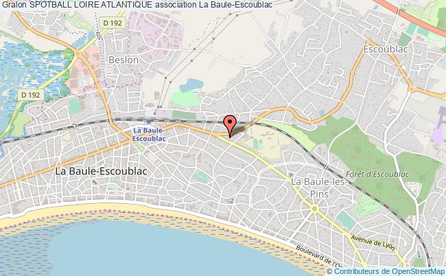 plan association Spotball Loire Atlantique La Baule-Escoublac