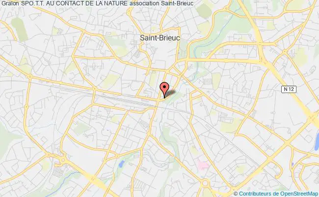 plan association Spo.t.t. Au Contact De La Nature Saint-Brieuc