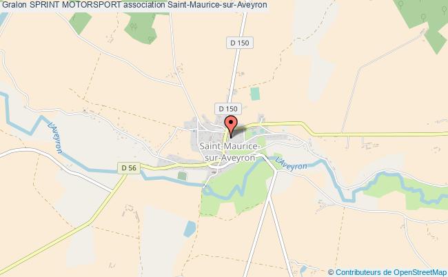 plan association Sprint Motorsport Saint-Maurice-sur-Aveyron