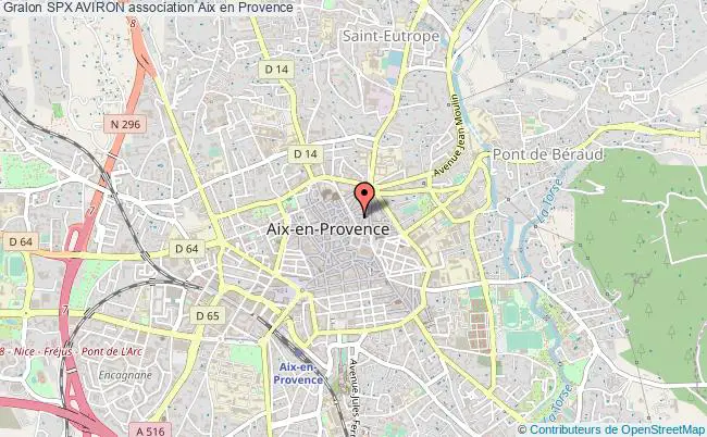 plan association Spx Aviron Aix-en-Provence
