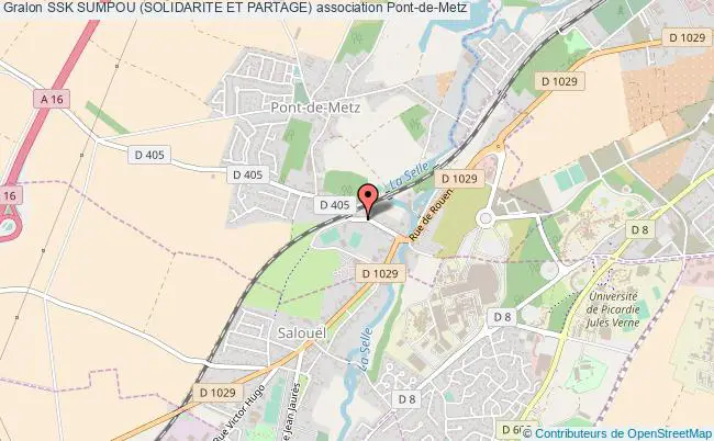 plan association Ssk Sumpou (solidarite Et Partage) Pont-de-Metz
