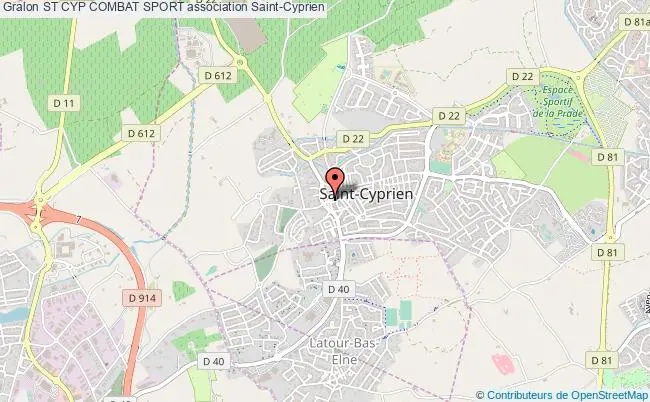 plan association St Cyp Combat Sport Saint-Cyprien
