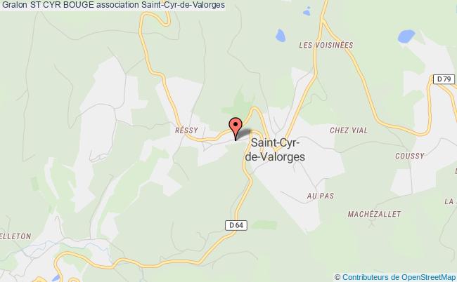 plan association St Cyr Bouge Saint-Cyr-de-Valorges