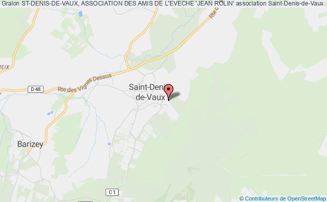 plan association St-denis-de-vaux, Association Des Amis De L'eveche 'jean Rolin' Saint-Denis-de-Vaux