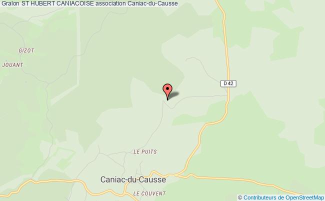 plan association St Hubert Caniacoise Caniac-du-Causse