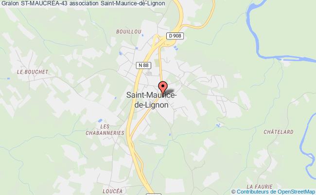 plan association St-maucrÉa-43 Saint-Maurice-de-Lignon