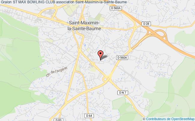 plan association St Max Bowling Club Saint-Maximin-la-Sainte-Baume