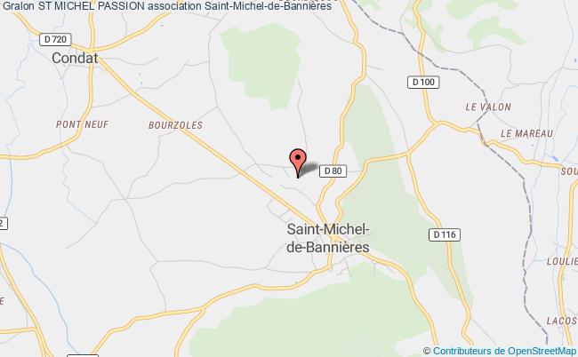 plan association St Michel Passion Saint-Michel-de-Bannières