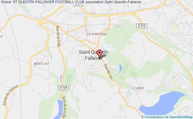 plan association St Quentin Fallavier Football Club Saint-Quentin-Fallavier