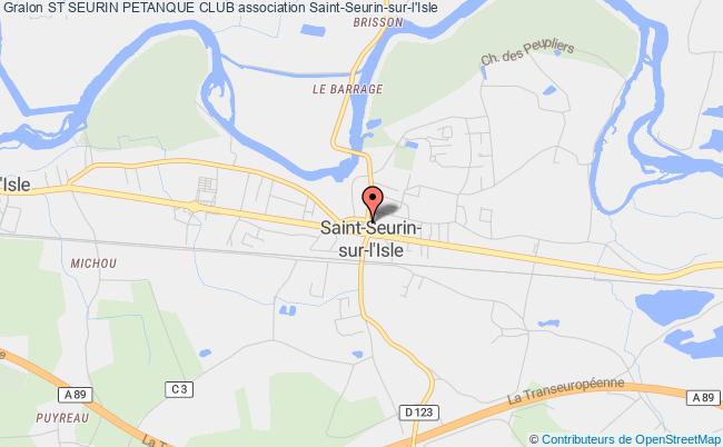 plan association St Seurin Petanque Club Saint-Seurin-sur-l'Isle