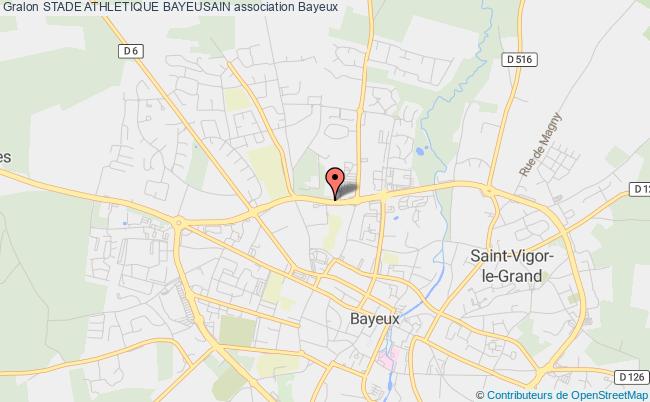 plan association Stade Athletique Bayeusain Bayeux