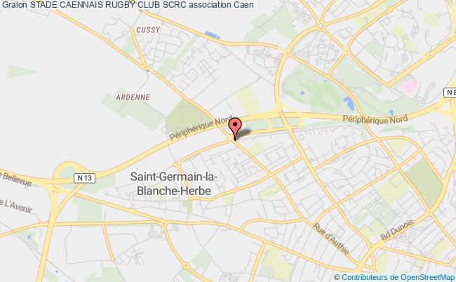 plan association Stade Caennais Rugby Club Scrc Caen