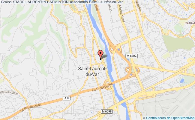 plan association Stade Laurentin Badminton 