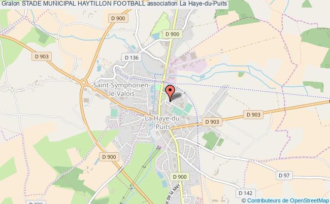 plan association Stade Municipal Haytillon Football La    Haye-du-Puits