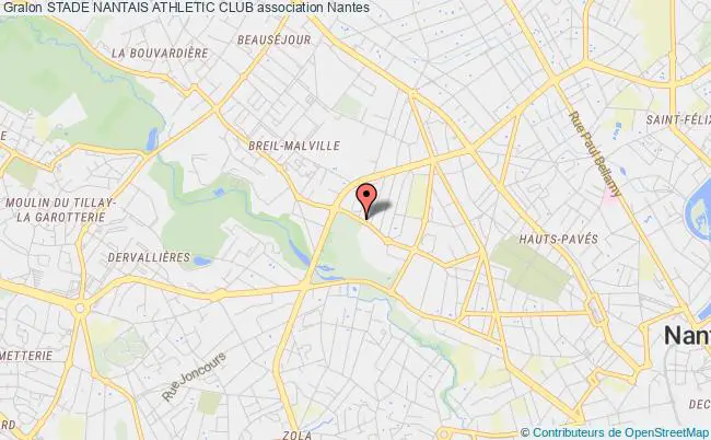 plan association Stade Nantais Athletic Club Nantes
