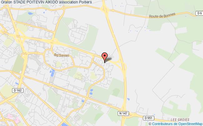 plan association Stade Poitevin Aikido Poitiers