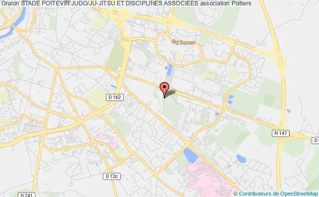 plan association Stade Poitevin Judo/ju-jitsu Et Disciplines Associees Poitiers