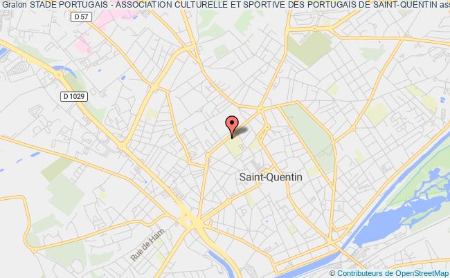 plan association Stade Portugais - Association Culturelle Et Sportive Des Portugais De Saint-quentin Saint-Quentin