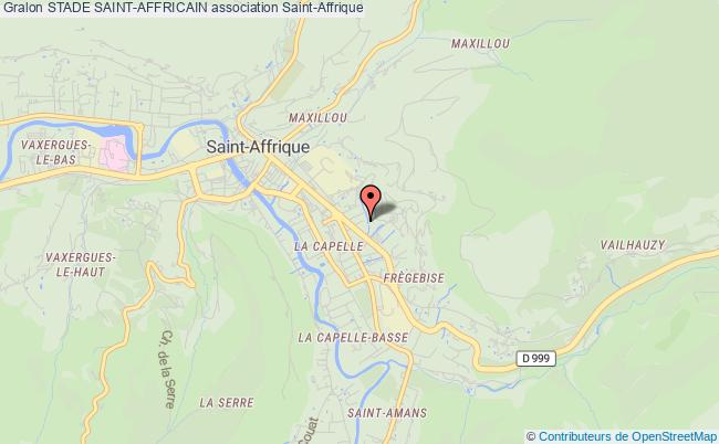 plan association Stade Saint-affricain Saint-Affrique