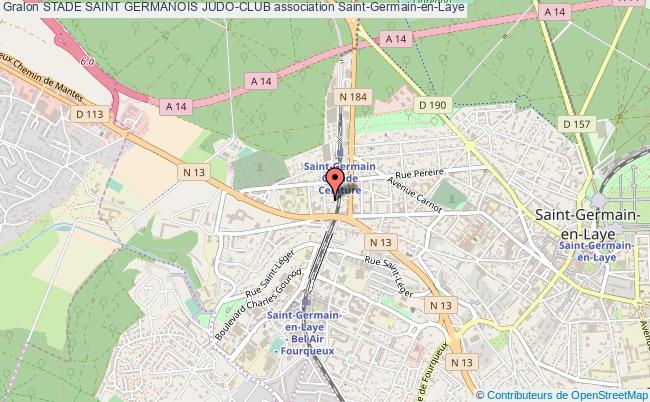 plan association Stade Saint Germanois Judo-club Saint-Germain-en-Laye