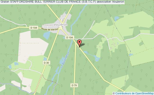 plan association Staffordshire Bull Terrier Club De France (s.b.t.c.f) Vouzeron