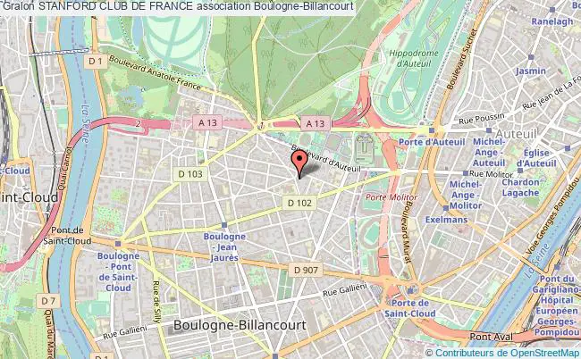 plan association Stanford Club De France Boulogne-Billancourt