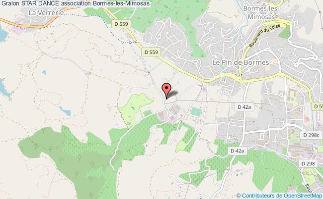 plan association Star Dance Bormes-les-Mimosas