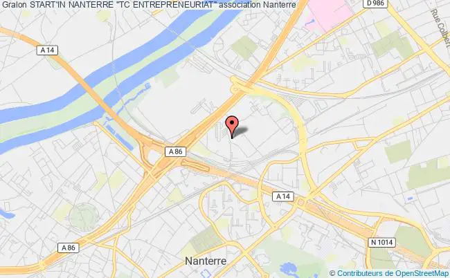 plan association Start'in Nanterre "tc Entrepreneuriat" Nanterre