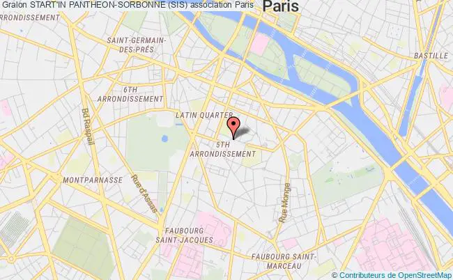 plan association Start'in Pantheon-sorbonne (sis) Paris