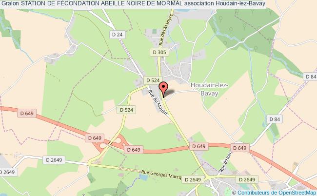 plan association Station De FÉcondation Abeille Noire De Mormal Houdain-lez-Bavay