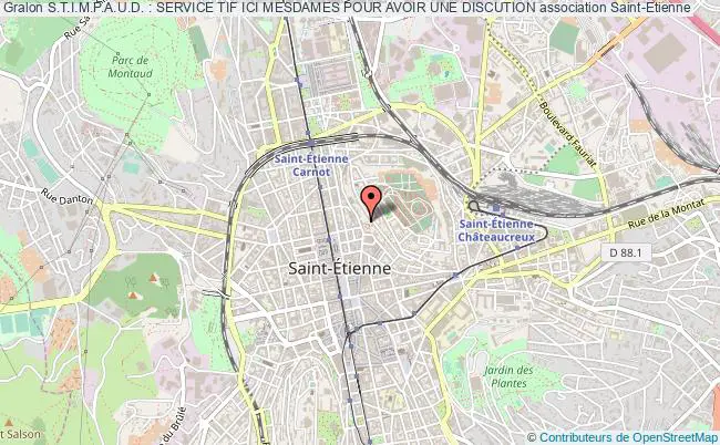 plan association S.t.i.m.p.a.u.d. : Service Tif Ici Mesdames Pour Avoir Une Discution Saint-Étienne