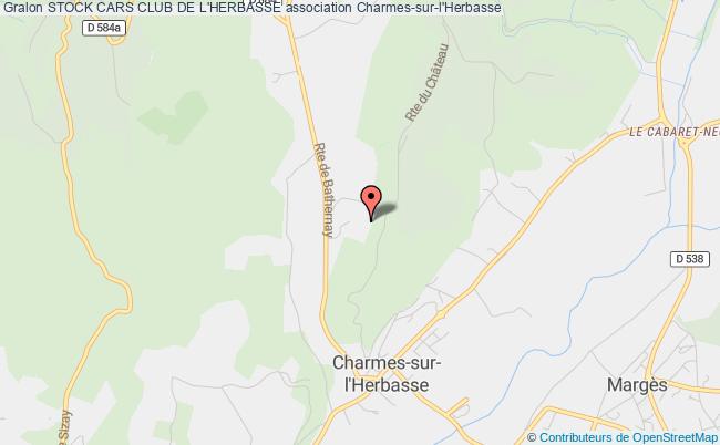 plan association Stock Cars Club De L'herbasse CHARMES-SUR-L'HERBASSE