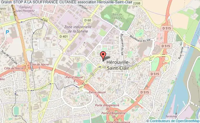 plan association Stop A La Souffrance Cutanee Hérouville-Saint-Clair