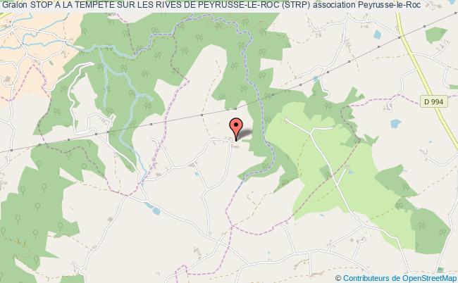 plan association Stop A La Tempete Sur Les Rives De Peyrusse-le-roc (strp) Peyrusse-le-Roc