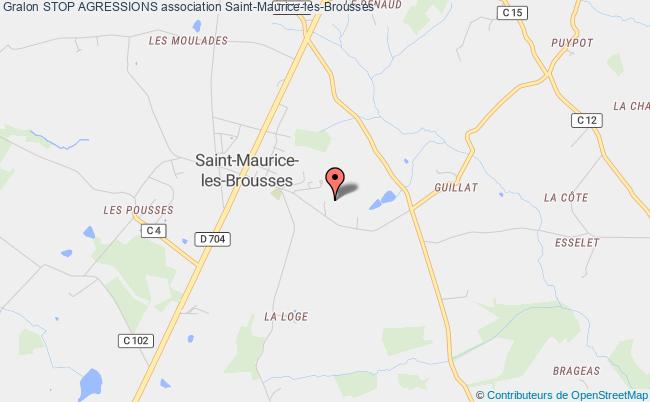 plan association Stop Agressions Saint-Maurice-les-Brousses