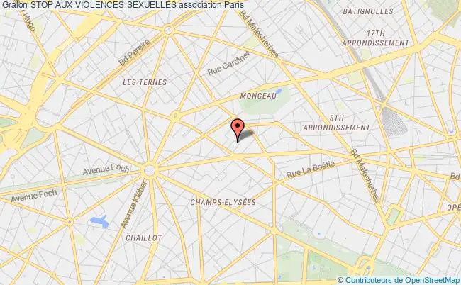 plan association Stop Aux Violences Sexuelles Paris