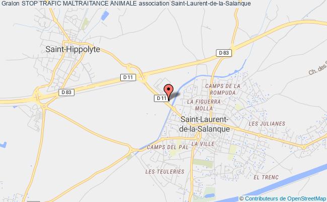 plan association Stop Trafic Maltraitance Animale Saint-Laurent-de-la-Salanque