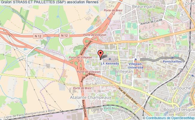 plan association Strass Et Paillettes (s&p) Rennes