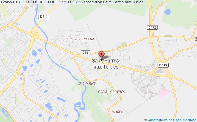 plan association Street Self Defense Team Troyes Saint-Parres-aux-Tertres