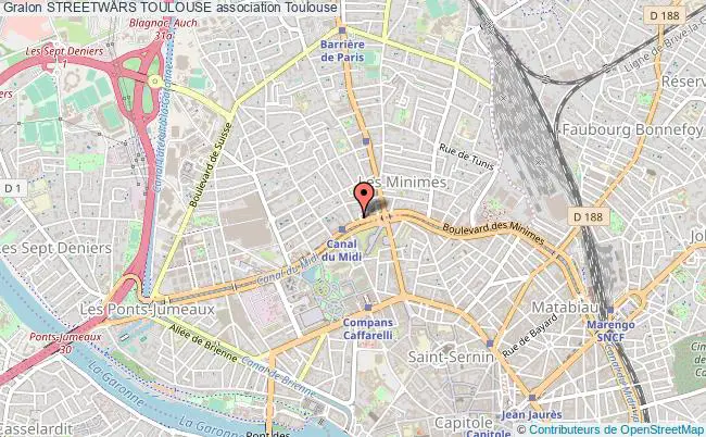 plan association Streetwars Toulouse Toulouse